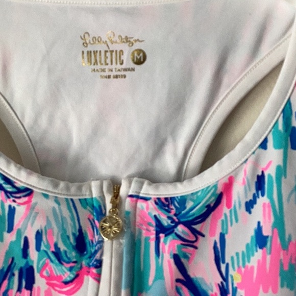 Lilly Pulitzer Canna Bra Tank in Ravello Blue Perfect Match - Picture 4 of 6